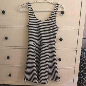H & M mini striped dress